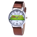 Luxury Fashion Soccer football match Printing Watch The Best Gift  Sports Thin Dial Clock For Male Quartz Wrist Watches