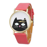 Women's watch Fashion Cute Cat wristwatches For Women  2017 clock Female relogio feminino women quartz-watch reloj mujer #522