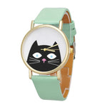 Women's watch Fashion Cute Cat wristwatches For Women  2017 clock Female relogio feminino women quartz-watch reloj mujer #522