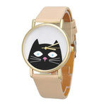 Women's watch Fashion Cute Cat wristwatches For Women  2017 clock Female relogio feminino women quartz-watch reloj mujer #522