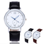 Dropship Women's Simple Watches Nice Female/Male Couple Watch Fashion Casual PU Leather Strap Quartz Wrist Watch Relogios