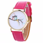 2017 Retro Design Animal Unisex Watches Women Fashion Watch 2017 Gift High Quality PU Leather Quartz Watch Wristwatch Mens Reloj