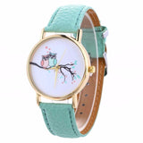 2017 Retro Design Animal Unisex Watches Women Fashion Watch 2017 Gift High Quality PU Leather Quartz Watch Wristwatch Mens Reloj