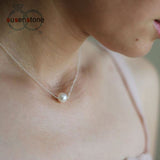 SUSENSTONE 2016 Women necklace chain clavicle Faux Pearl girl Imitate Pearl Bib Choker Statement Collar Necklace accessories