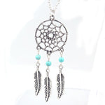 SUSENSTONE 2015 new Fashion Retro Jewelry Dream Catcher Pendant Chain Necklace