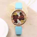 Elegant Quartz Watch Women Girls Fashion Casual Quartz-Watch PU Leather Watch Clock Woman Relojes Mujer Montre Femme 2017 #824