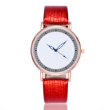 2017 lovers Watch Fashion Pattern Leather Band Analog Quartz Vogue Wrist Watches Lady Quartz watch Montre Femme Relogio Feminino