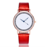 2017 lovers Watch Fashion Pattern Leather Band Analog Quartz Vogue Wrist Watches Lady Quartz watch Montre Femme Relogio Feminino