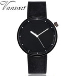 Vansvar Brand Unisex Desgin Watches Women's 2017 Casual Quartz Leather Band Strap Watch Analog wrist watches for women Men #830