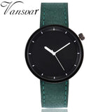 Vansvar Brand Unisex Desgin Watches Women's 2017 Casual Quartz Leather Band Strap Watch Analog wrist watches for women Men #830