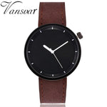 Vansvar Brand Unisex Desgin Watches Women's 2017 Casual Quartz Leather Band Strap Watch Analog wrist watches for women Men #830