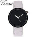 Vansvar Brand Unisex Desgin Watches Women's 2017 Casual Quartz Leather Band Strap Watch Analog wrist watches for women Men #830