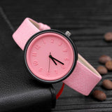 2017 Hot Design Canvas Unisex Simple Watches Women Clock High Quality Watches Women Fashion Watch 2017 Discount Mens Montre