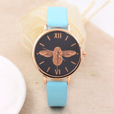 Dropship&Wholesale Simple Watches for Women/men Unisex Gold Quartz Watches Women Clock Nice Luxury PU Leather Montre Femme