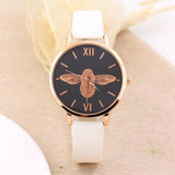 Dropship&Wholesale Simple Watches for Women/men Unisex Gold Quartz Watches Women Clock Nice Luxury PU Leather Montre Femme