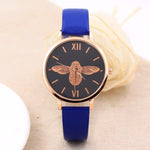 Dropship&Wholesale Simple Watches for Women/men Unisex Gold Quartz Watches Women Clock Nice Luxury PU Leather Montre Femme