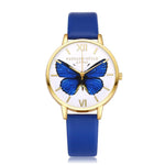 LVPAI Gold Watches Women Fashion Watch 2017  Top Brand Luxury PU Leather Montre Femme Gift Butterfly Unisex Watches Relogio