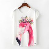 MITTELMEER 2018 Spring Summer kawaii t Shirt Girls Student Women Harajuku Short Sleeve Cartoon Fruit blue Unicorn T-Shirts Tee