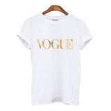 Fashion2018 Summer Shirt For Women VOGUE t-shirt With Print Tops For Women Tee New Arrival Sales Leader Harajuku Women's T-Shirt