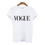 Fashion2018 Summer Shirt For Women VOGUE t-shirt With Print Tops For Women Tee New Arrival Sales Leader Harajuku Women's T-Shirt