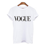 Fashion2018 Summer Shirt For Women VOGUE t-shirt With Print Tops For Women Tee New Arrival Sales Leader Harajuku Women's T-Shirt