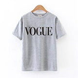 Fashion2018 Summer Shirt For Women VOGUE t-shirt With Print Tops For Women Tee New Arrival Sales Leader Harajuku Women's T-Shirt