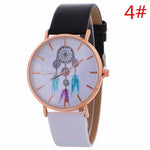 12 Styles Wind-Chimes Unisex Watches 2017 Hot Design Smooth PU Leather Quartz Watches Women Clock Nice Sports Watches For Men