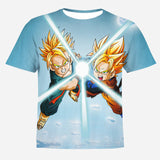 Dragon Ball DBZ Bulma Super Saiyan Vegeta T-shirt 3D Men Women Anime Kid Goku Goten Gohan T Shirt Harajuku Lonzo Ball Tee Shirts