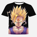 Dragon Ball DBZ Bulma Super Saiyan Vegeta T-shirt 3D Men Women Anime Kid Goku Goten Gohan T Shirt Harajuku Lonzo Ball Tee Shirts