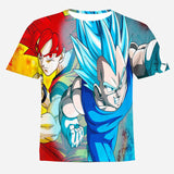 Dragon Ball DBZ Bulma Super Saiyan Vegeta T-shirt 3D Men Women Anime Kid Goku Goten Gohan T Shirt Harajuku Lonzo Ball Tee Shirts