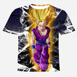 Dragon Ball DBZ Bulma Super Saiyan Vegeta T-shirt 3D Men Women Anime Kid Goku Goten Gohan T Shirt Harajuku Lonzo Ball Tee Shirts