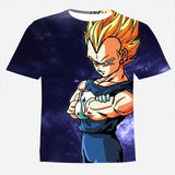 Dragon Ball DBZ Bulma Super Saiyan Vegeta T-shirt 3D Men Women Anime Kid Goku Goten Gohan T Shirt Harajuku Lonzo Ball Tee Shirts