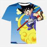 Dragon Ball DBZ Bulma Super Saiyan Vegeta T-shirt 3D Men Women Anime Kid Goku Goten Gohan T Shirt Harajuku Lonzo Ball Tee Shirts