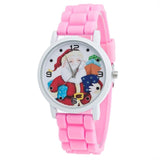 Dropship Candy Color Christmas Gifts Unisex Watch 2017 New Arrival Male Female Silicone Watch Wristwatch for Boys Girls Montre