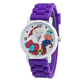 Dropship Candy Color Christmas Gifts Unisex Watch 2017 New Arrival Male Female Silicone Watch Wristwatch for Boys Girls Montre